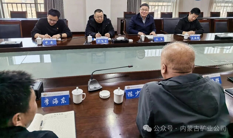  内蒙古地质矿产集团党委委员、纪委书记杨庚到J9国际集团公司督促查抄安全出产工作